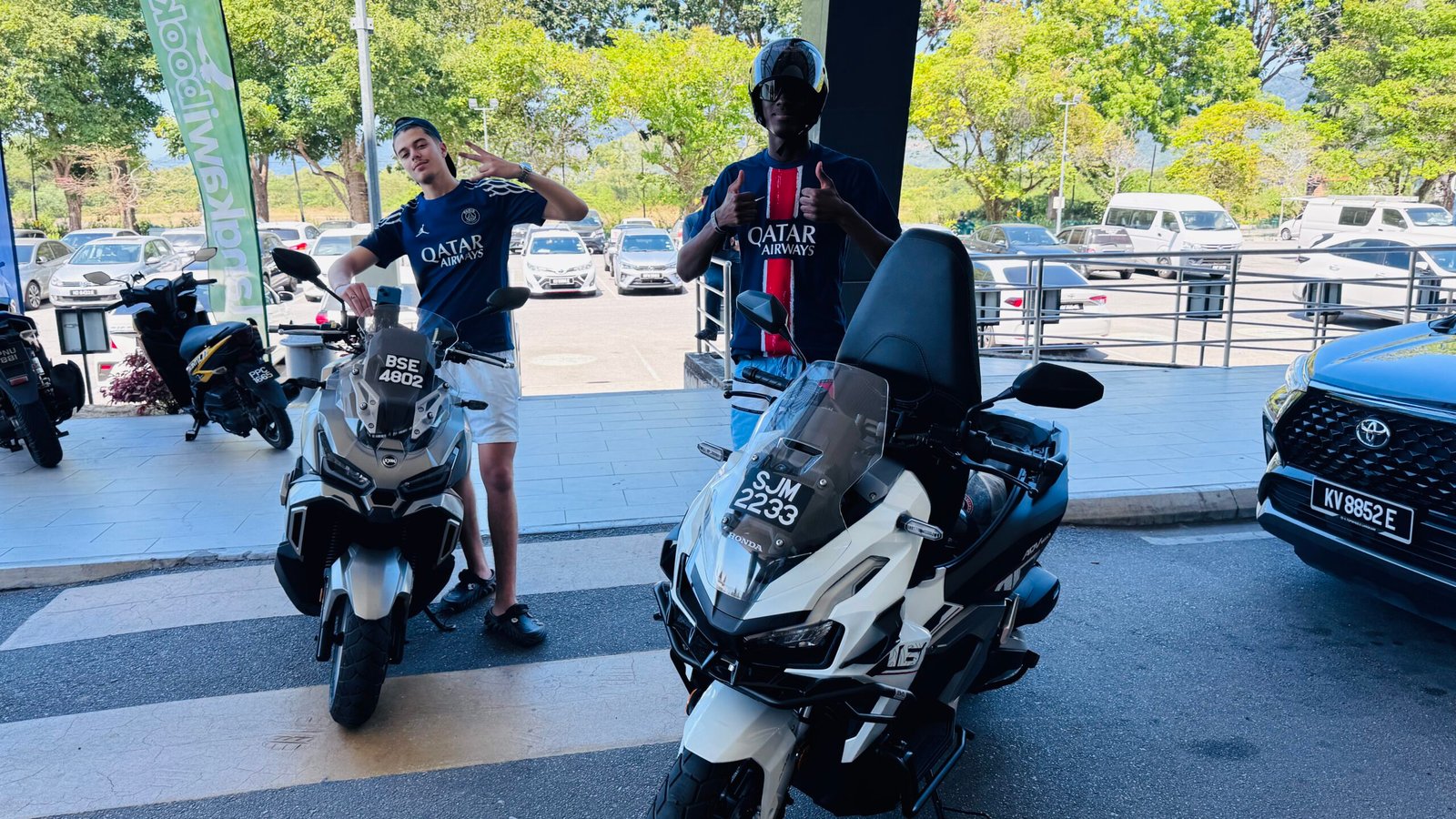 Honda ADV 160 rental in Langkawi with airport pickup and refundable deposit