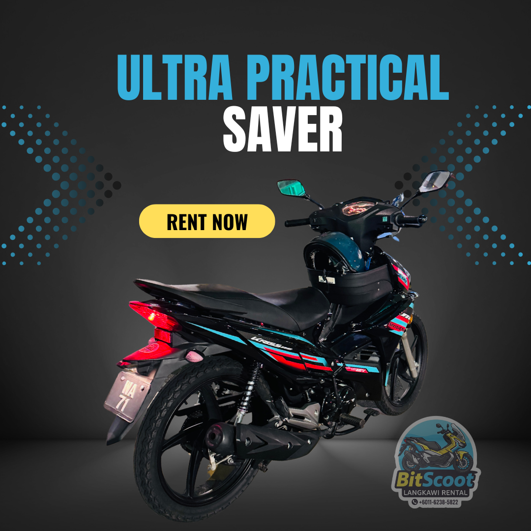 Modenas Kriss 110 semi auto motorcycle rental in Langkawi