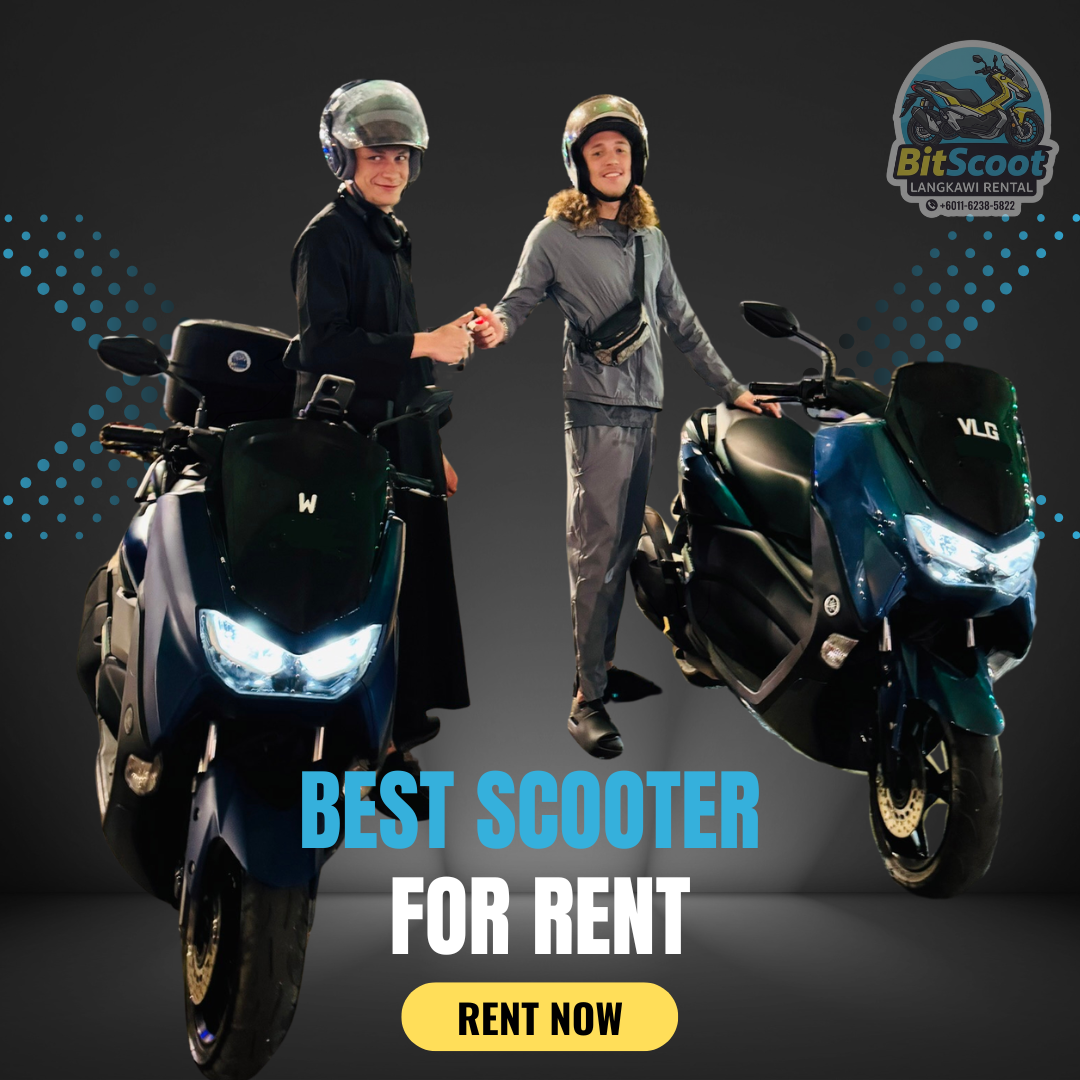 Yamaha NMAX scooter rental in Langkawi by BitScoot