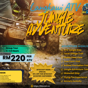 Langkawi ATV Jungle Adventure tour – off road ATV ride activity in Langkawi Malaysia